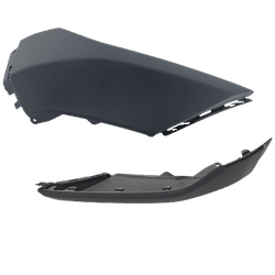 Replacement Valance Plastic Primed, Front, Driver & Passenger Side, 1-year unlimited-mileage warranty SET-RA01750017Q
