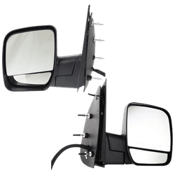 JC Whitney Mirror Textured Black, Driver & Passenger Side, 1-year limited warranty SET-JFD95ER