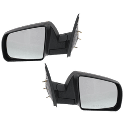 JC Whitney Mirror Textured Black, Driver & Passenger Side, 1-year limited warranty SET-JTY120R