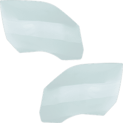 JC Whitney Door Glass, Front, Driver & Passenger Side, 1-year unlimited-mileage warranty SET-JRD48010007