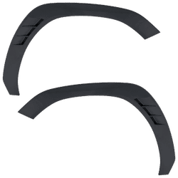 JC Whitney Fender Flares Plastic Textured Black, Front, Driver & Passenger Side, 1-year unlimited-mileage warranty SET-RM22130025
