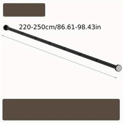 TEMU 1pc Adjustable Telescopic Metal Rod, Multipurpose Extendable Rod For , Drying - Rod For Bedroom, Bathroom