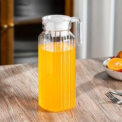 TEMU Versatile Cold Water Pitcher - Heat-resistant, Durable With Design For Kitchen & Dining