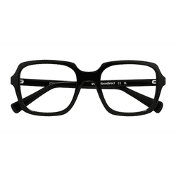 Unisex s square Black Eco Friendly,Plastic Prescription eyeglasses - Eyebuydirect s Coonrod