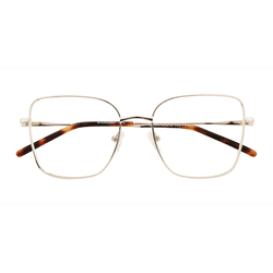 Female s square Gold Eco Friendly,Metal Prescription eyeglasses - Eyebuydirect s Wynn