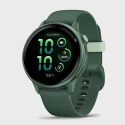 Garmin vivoactive 6 GPS Watches Metallic Jasper Green with Jasper Green Band