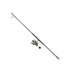 Quantum Benchmark Spinning Reel and Rod Combo 7ft 1-PC Heavy Moderate-Fast Rod Graphite Composite Blank SZ 8000 Reel 5+1 Bearings 4.7-1 Ratio