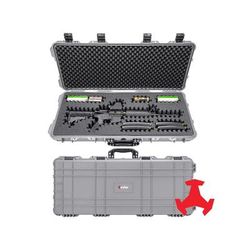 Eylar 38in Hard Rifle Case Equipped w/Ragar XP Crosslinked Foam Insert Gray SA00013-GRA-RG-XP