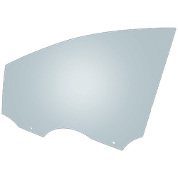 JC Whitney Door Glass, Front, Driver Side, 1-year unlimited-mileage warranty JRF48010040
