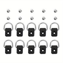 TEMU Yhg Kayak D Rings, Anchor Lashing Rings For , Kayak Fishing Rigging D Rings With M6 Screws, D Ring Tie Down For Boat Kayak Fishing Rigging Accessories