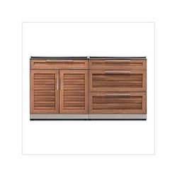 NewAge Outdoor Kitchens Grove 2-Piece Outdoor Kitchen Set (No Countertop)