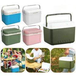 Camping Cooler Box Incubator Cooler Box Household Car Heat Preservation Freezer Mini Fridge Picnic Ice Bucket for Auto Home Tool