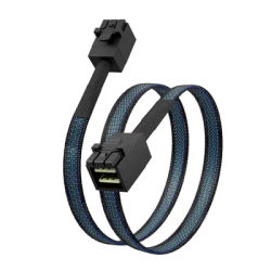 0.5m/1m SFF-8643 Mini SAS Cable, SFF-8643 to 8643, for HDD/SSD/RAID, High-Speed Data Transfer, Server Storage Backplane, PC Hard