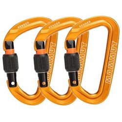 Mammut Sender Screwgate 3-Pack Carabiners Screw Gate gold one size 2040-03090-1571-1