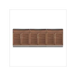 NewAge Outdoor Kitchens Grove 3-Piece Outdoor Kitchen Set (No Countertop)