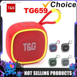 T & G TG659 Mini haut-parleur Bluetooth étanche puissant sans fil TWS Bluetooth 5.3 boîte de son haut-parleur HIFI Support TF carte Radio