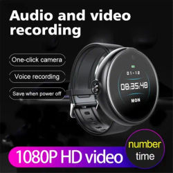 8-256GB 3in1 Mini caméra montre intelligente DV DVR vidéo Audio enregistreur vocal HD 720P Micro montre-bracelet caméscope Sport Cam SmartWatch