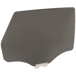 JC Whitney Door Glass, Rear, Passenger Side, 1-year unlimited-mileage warranty JRL48130005