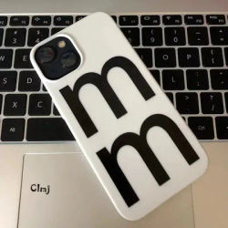 Korean Letter Phone Case for iPhone 16 15 14 13 12 11 Pro Max X XS XR XSMax 7 8 Plus Glossy Film Hard PC Cover