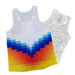 Men Run Vest Athletic Tank Top Runnning Speed Fitness Shirt Sleeveless Mens Track Field Singlet