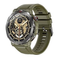 696 MK68 Orologio intelligente 1.43 pollice Orologio da Corsa Fitness Smartwatch Bluetooth Contapassi Promemoria chiamata Monitoraggio del sonno Compatibile con Android iOS Da uomo Chiamate in