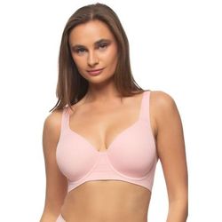 Plus Size Women's Utopia Seamless Full Coverage Contour Bra by Paramour by Felina in Bridal Rose (Size 36 H)