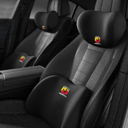 Accessori auto Sedile Poggiatesta Cuscino per il collo Supporto lombare per FIAT Abarth 500 Punto Tipo Panda Ducato Stilo Fiorino Doblo Bravo