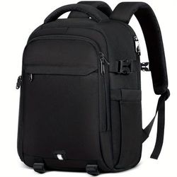 TEMU Nubily Camera Backpack Camera Bag For Photographers Dslr Slr Mirrorless Camera Cases With Laptop Compartment Fits 14 Inch Laptop, Anti Theft Backpack, Black