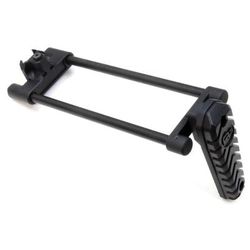 A3 Industries Universal Picatinny Mount - Modular Telescoping Stock w/Magpul 2 Rubber Buttpad Black 8.75in MTS-PIC-8.75-BP4