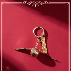 Harry Potter series Golden Snitch Hedwig pendant bag keychain cute phone case backpack decoration women accessories kawaii gift