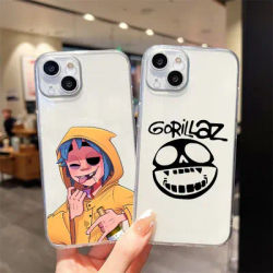 Gorillaz Phone Case for Apple iPhone 15 16 Pro XS Max 13 14 Plus XR SE 7 8 12 11 Pro plus Matte