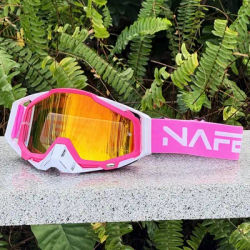 NAFEIB Occhiali da motocross Lenti HD Occhiali da moto da uomo Occhiali da equitazione Donna Moto Cross Accessori per motocicli Dirt Bike