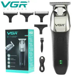 VGR Men's Hair Trimmer Hair Cutting Machine Cordless Profesional Hair Clipper Rechargeable Haircut Trimer Barber Machine V-171