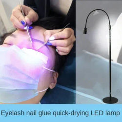 5W USB False Eyelashes UV Glue Curing Spotlight Regulation Beamlight uv Eyelash Nail Eyelash Grafting Foot Pedal