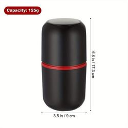 TEMU Toyandona Vanilla Grinder, Coffee Grinder, Food Service Cooking Tools, Spice Grinder With Pollen For Vanilla Nut Seeds