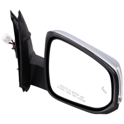 JC Whitney Mirror Chrome, Passenger Side, 1-year limited warranty JTY208CR-S