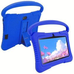 "TEMU Veidoo 7" Kids Tablet, 2gb +32gb Rom, Protection Screen, Wifi, Dual Camera, Educational Games, Parental Controls App, Android Tablet With Silicone Sleeve Tablet"