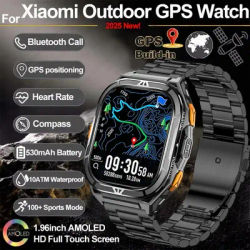 Un smartwatch GPS con profondità di 50 ATM, impermeabile, chiamata Bluetooth, smartwatch sportivo da uomo, bussola, altimetro Huawei Xiaomi