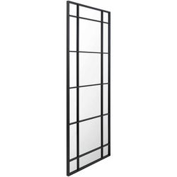 Cersosimo 62"H x 24"W x 1"D Modern Black Full Length Mirror - Boutique Rugs
