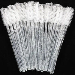 50pcs Disposable Crystal Eyelashes Brush Comb Eye Lashes Extension Mascara Wands Makeup Professional Makeup Beauty Tool