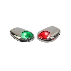Sea-Dog Side Mount LED Navigation Port / Starboard Lights 2 NM Stainless Steel 400079-1