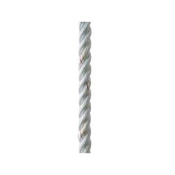 New England Ropes 5/8" X 25' Premium Nylon 3 Strand Dock Line - White w/Tracer C6050-20-00025