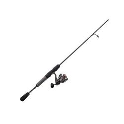 Lew's Speed Spin CRX Spinning Reel and Rod Combo 6ft 1-PC HM40 Graphite Rod Light Fast SZ 100 Reel 9+1 Bearings 5.2-1 Ratio Speed Gears Gray/Black/Red