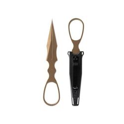 Skallywag Tactical D2 Dagger Fixed Blade Knife 2.5 in D2 Dagger Blade Tan D2 Dagger-Tan