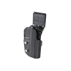 Black Scorpion Outdoor Gear Pro Competition OWB Holster Walther PDP 5in w/ Streamlight TLR-7/TLR-8 Right Hand Carbon Fiber HC04-USPSA-PDP5TLR8CFRH
