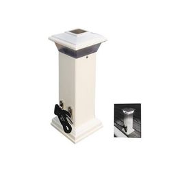 Dock Edge Solar Dock Light w/SS Mooring Cleat 12" Cleatlite 96-250-F