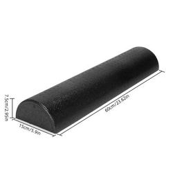 "TEMU Epp Semi Round Foam Shaft For Balance And Support Strength Training - Black, 4 Different Lengths ("/17.72", 23.62"/35.43")"