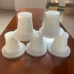 TEMU Washable Hepa Filter For Cordless Handheld Vacuum Cleaner, Reusable Upright Vacuum Accessory Kit, Portable Vacuum Replacement Filters Set, 2/3/5pcs