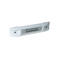Lumitec Ibiza 1000 Lumens LED Engine Room Dimming Light White Finish Blue/White 101522