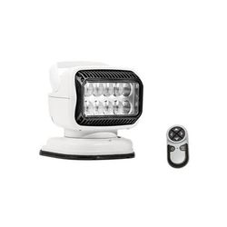 GoLight Radioray GT Series LED Portable Mount w/ Handheld Remote Permanent Shoe Mount White 79004GT
